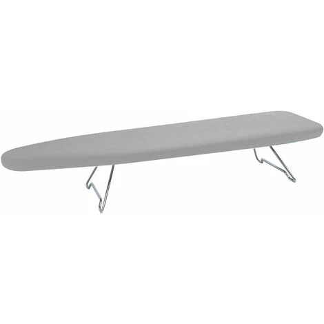 Asse da Stito Pieghevole da Tavolo 114x36 cm Ironfast Grigio