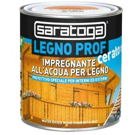 SARATOGA LEGNOPROF CERATO NOCE SCURO DA 750ML.