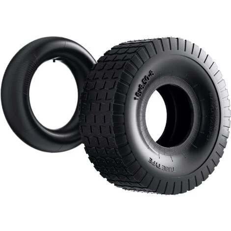 Pneumatico per trattorino rasaerba 18x8.50-8 4PR con camera d’aria e valvola angolare Ruota completa