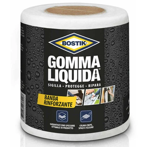 Bostik gomma liquida banda rinforzante per impermeabilizzare d2076
