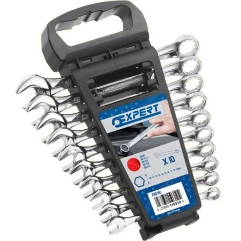PASTORINO EXPERT SERIE DI 10 CHIAVI COMBINATE FISSE E A STELLA FINITURA LUCIDA