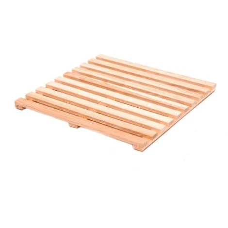 PEDANA DOCCIA IN LEGNO QUADRATA 60x60 cm PER PIATTO DOCCIA BAGNO