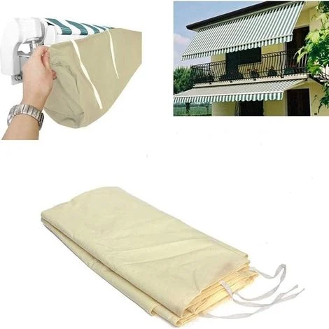 Tenda da sole da giardino, custodia protettiva UV - antipolvere - impermeabile a neve e pioggia, per terrazza da giardino (3 m)
