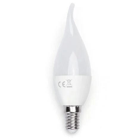Lampadina Led E14 CL37 a colpo di vento 4W Bianco caldo 3000K Aigostar