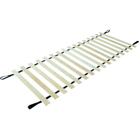 EVERGREENWEB - Rete a Doghe 80x200 cm - 16 Doghe con telaio flessibileSenza TelaioBase a Doghe in Legno di Betulla avvolgibile e praticaper Letto con Rete a Piattaforma