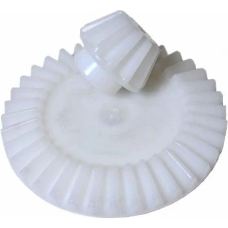 Coppia ingranaggi conici in teflon diametro 85 mm