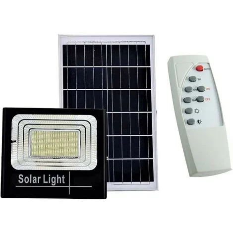 FARO LED 400W PANNELLO SOLARE CREPUSCOLARE IP65 LUCE 6500K 4650Lm