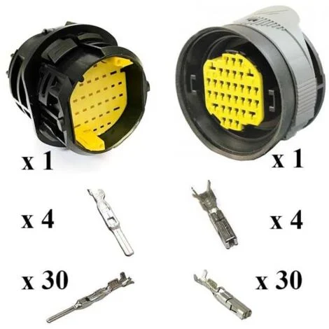 Kit Connettore Framatome Maschio Femmina 34 Vie a Tenuta Stagna