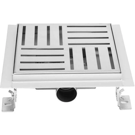 Bc-elec - Q05-15 Piatto doccia in acciaio inox 15cm, piatto doccia, altezza regolabile 63-83mm