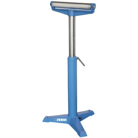 Cavalletto a rullo FERVI 0133 per saga e troncatrice a nastro - portata 800 kg