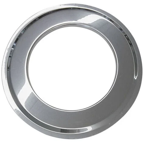 Rosone tondo canna fumaria stufa caldaia pellet acciaio inox D. 140 mm.