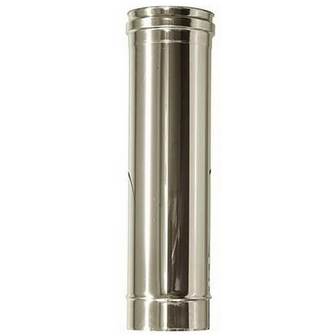 Canna fumaria DN 350 1 mtL 1000mm tubo acciaio inox 316.