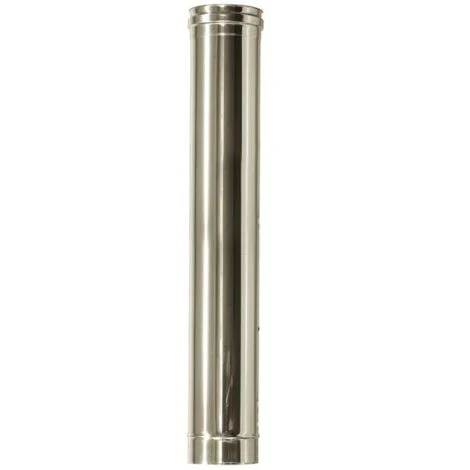 Canna fumaria parete doppia coibentata inox dn 130/180 l 1 mt