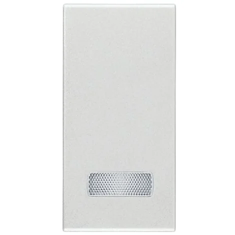 Tasto 1M con diffusore silver NEXT vimar eikon 20026.N