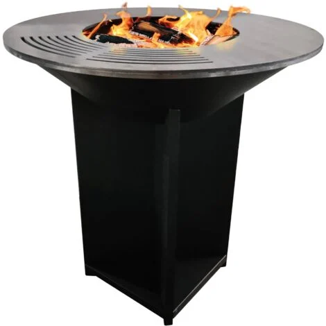 Barbecue con piastra in acciaio da 100 cm PURLINE EFP56B