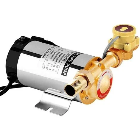 Pompa booster automatica da 100 W, pompa per acqua da 220 V, 1 l/min, in acciaio inossidabile per condotte domestiche di acqua di rubinetto