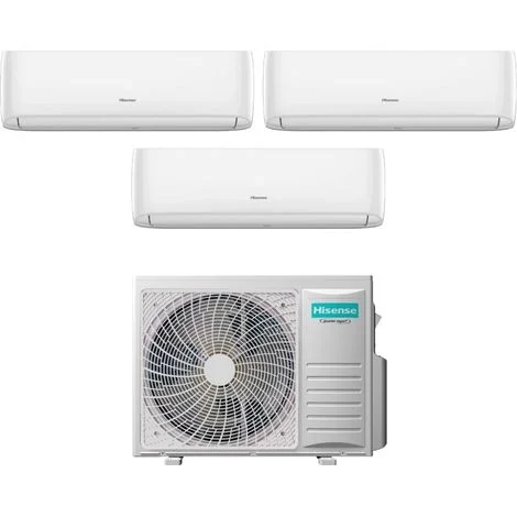 Condizionatore Trial Split Hisense Hi-Comfort 9+12+12 con 3AMW72U4RJC R-32 Wi-Fi Integrato