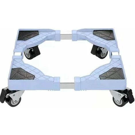 Supporto per Lavatrice Regolabile Supporto Base per Lavatrice Supporto Frigo con Ruote Piedistallo Girevole Portatile