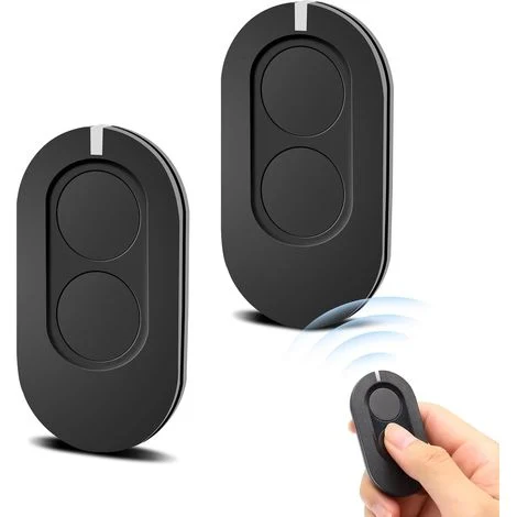 Telecomando AES a 32 bit compatibile con DITEC Entrematic Zen 2, duplicatore di telecomandi per porte da garage per Ditec Entrematic Zen 2/Zen 4, Ditec Entrematic ZEN2W/ZEN4W, confezione da 2
