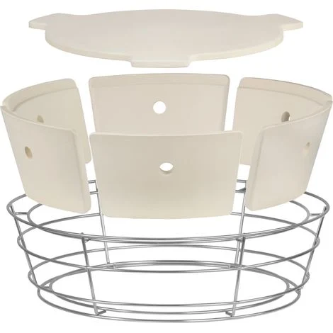 BBQ-Toro Sistema di cottura flessibile universale per barbecue sfericoKit affumicatore Ø 57 cm