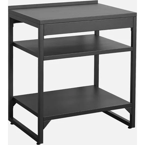 Modulo cucina da esterno in acciaio 2 ripiani, 80cm