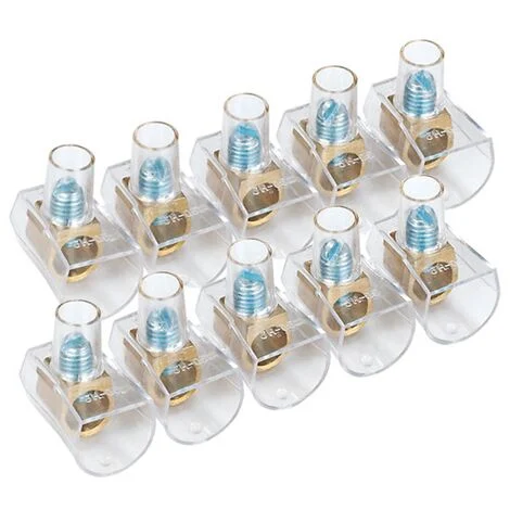 Morsetti elettrici a cappuccio 10mm unipolare Confezione 10pz Aigostar