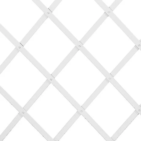 Traliccio estensibile bianco 100x100 cm