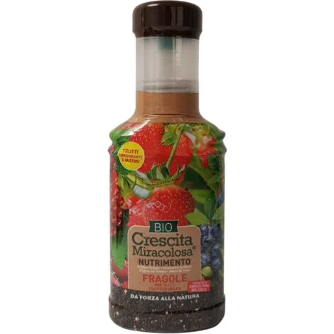 CONCIME LIQUIDO PER FRAGOLE, MIRTILLI, FRUTTI DI BOSCO - CRESCITA MIRACOLOSA BIO 200ML BLUMEN