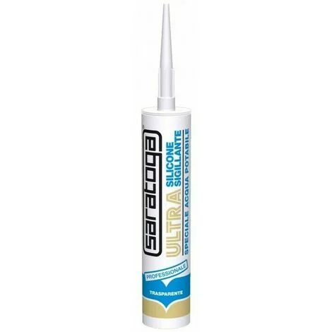 Silicone per acqua potabile e contatto con alimenti SARATOGA trasparente 300 ml