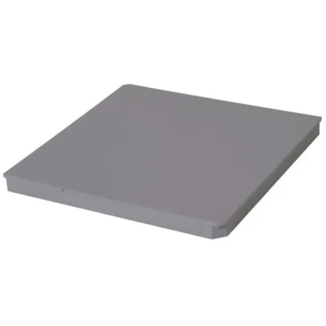 Chiusino per scivolo: 25x25, grigio