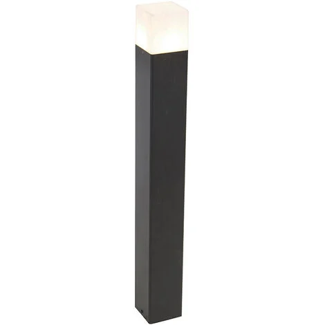 QAZQA Palo da giardino denmark - Moderno - Alluminio,Plastico - Nero/Bianco - Oblungo Max. 1 x Watt