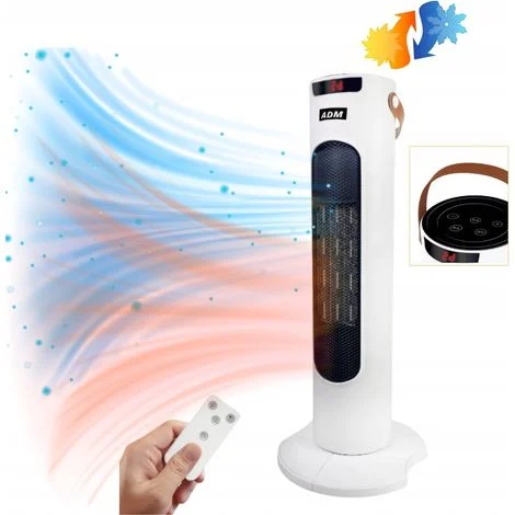 Ventilatore ADM 2 in 1 con funzione di riscaldamento e raffreddamento