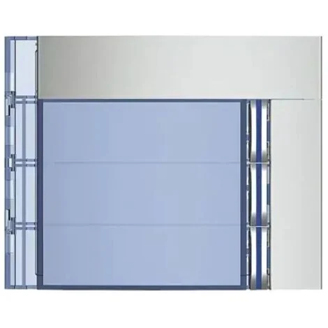 BTICINO 352031 - Frontale 3 pulsanti su colonna singola finitura Allmetal