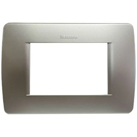 Placca Bticino Luna 3 moduli verde metallizzato C4803VM
