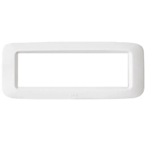 Placca in tecnopolimero Ave Banquise Sistema 45 6 Moduli Bianco lucido 45PY06BB