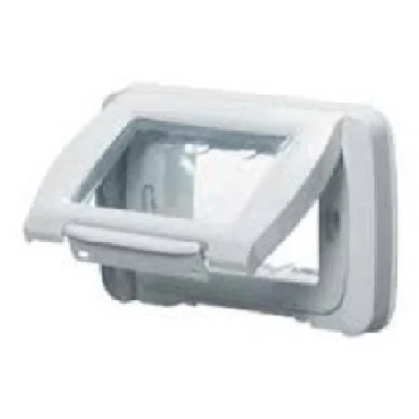 Placca stagna Gewiss system grigia IP55 3 moduli GW22453
