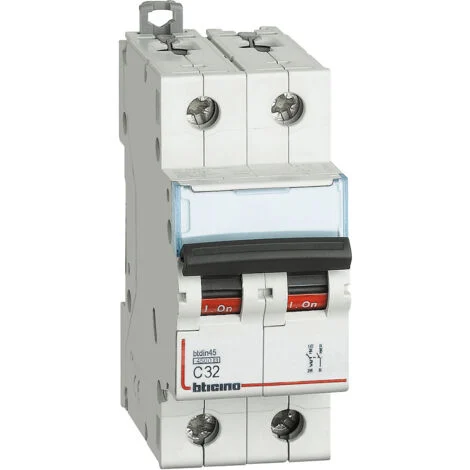 Interruttore Bticino magnetotermico 1P+N 32A 2 moduli FA81NC32