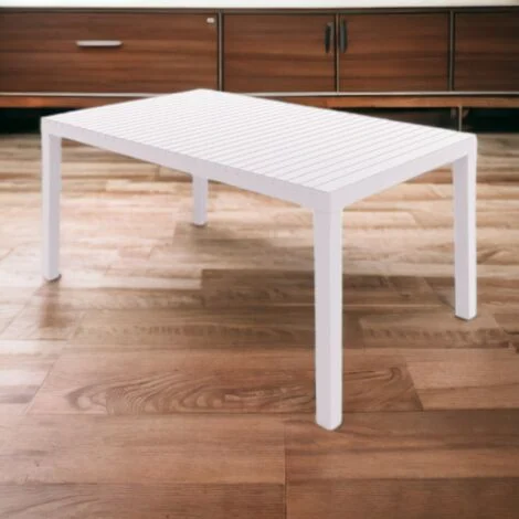 Tavolo Resina Palau Bianco 150X90