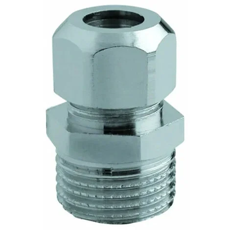 Niples Maschio 1/2" Ø12 Cromato Per Rame