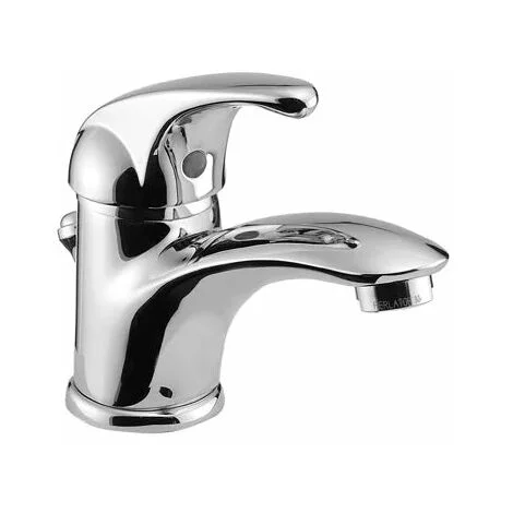Eurorama - Miscelatore Lavabo Cromato Con Piletta A Saltello 1" 1/4 - Serie: Reve