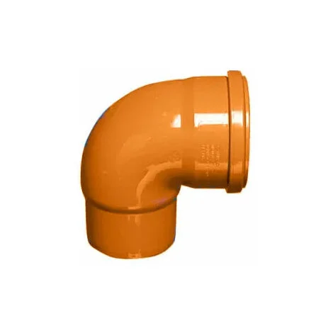 Bampi - Curva Ridotta 87° Ø110 Maschio - Ø100 Femmina Pvc/Pp