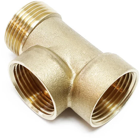 Connettore in ottone a 3 vie 3xDN25 1″ Attacco autoclave, pompa, serbatoio a membrana Raccordo
