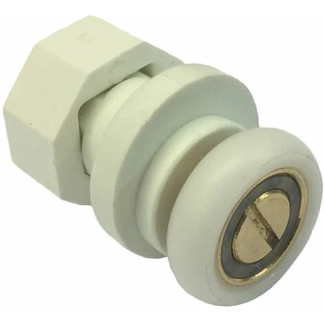 Ricambio ruota cuscinetto rotella con supporto LIVE bianco Megius A80015/L