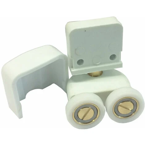 Ricambio ruota con supporto Globo bianco Megius A40022/1