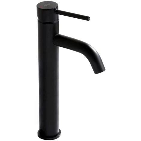 RUBINETTO LAVABO REA LUNGO BLACK HIGH