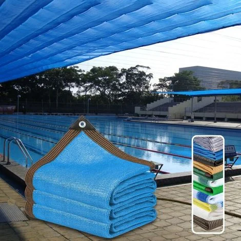 Tenda a vela per patio, rete ombreggiante rettangolare, schermo per la privacy del balcone, telo ombreggiante rettangolare a 24 punte 3x4 m, tenda da sole per esterni e schermo per balcone