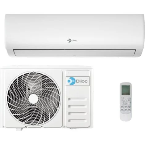 Kit condizionatore Monosplit Inverter Wi-Fi 12000 BTU A+++ R32 Diloc D.IONIO12