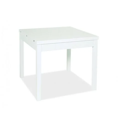 Tavolo allungabile bianco frassinato 90 x 90 cm - Cuneo