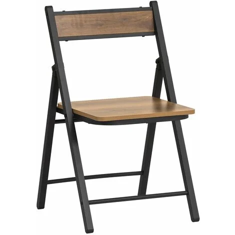SoBuy Sedia pieghevole Sedia da cucina Altezza seduta 33cm Stile vintage 46x48x80 cm FST88-PF
