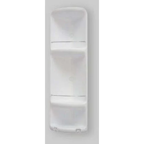GEDY 7081 ANGOLIERA P/DOCCIA 3 RIPIANI BIANCO